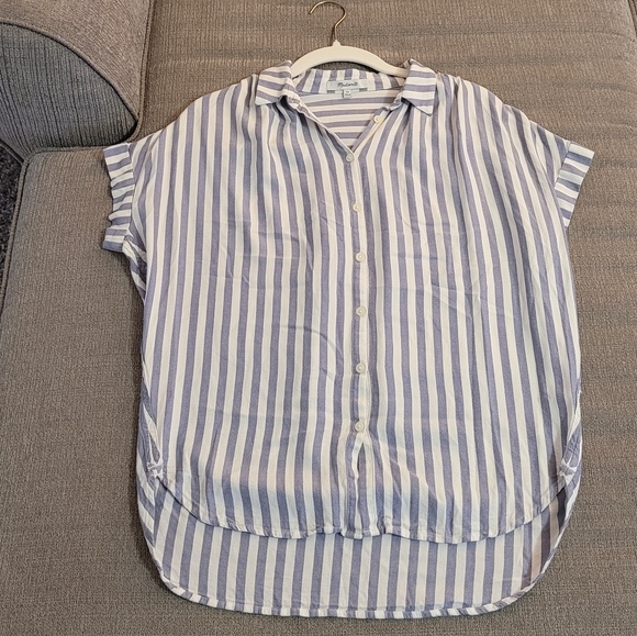 Madewell Tops - Madewell Central Shirt Button Down Striped Blouse in Pompano